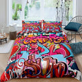 Hip-Hop Graffiti Duvet Cover