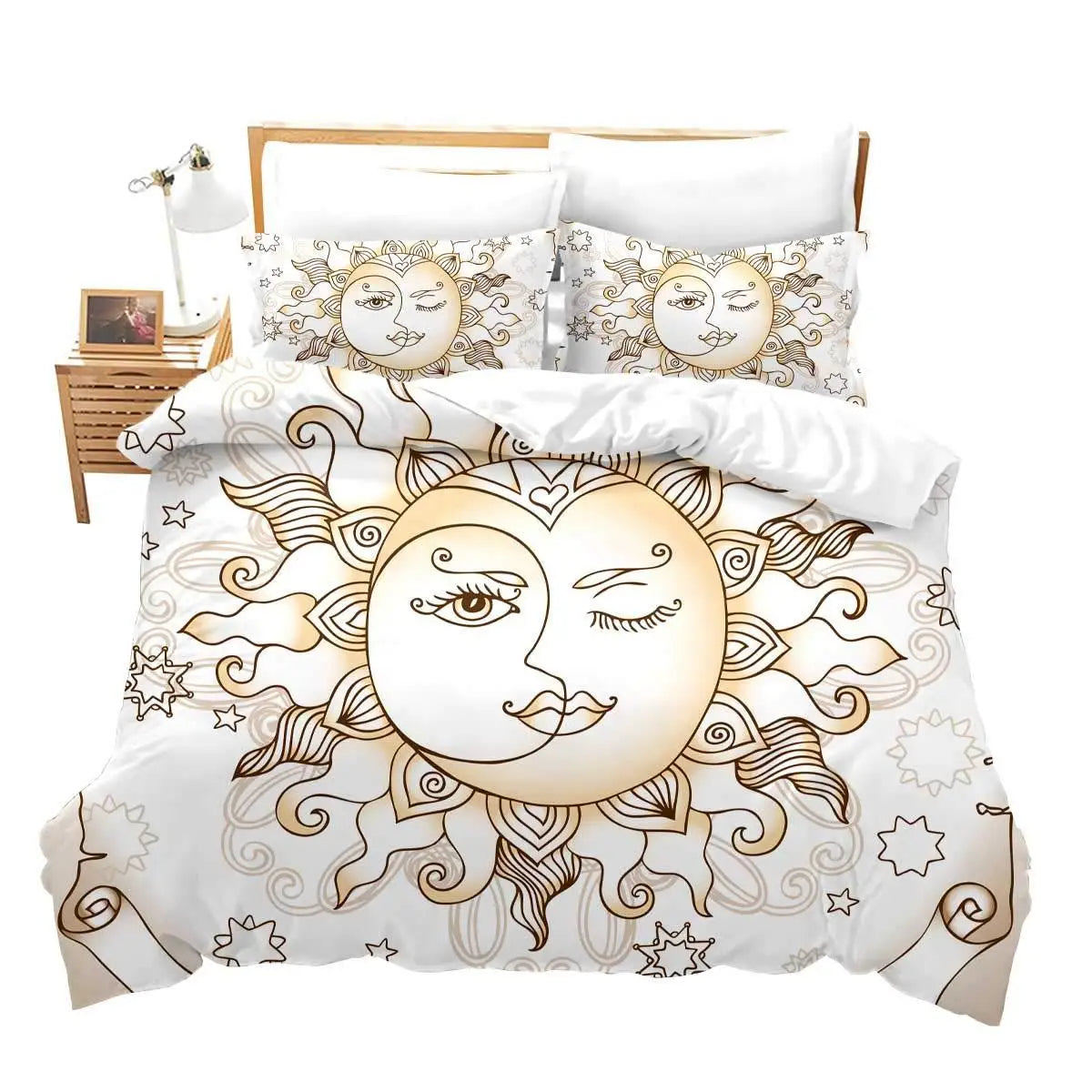 Housse de couette Soleil & Lune