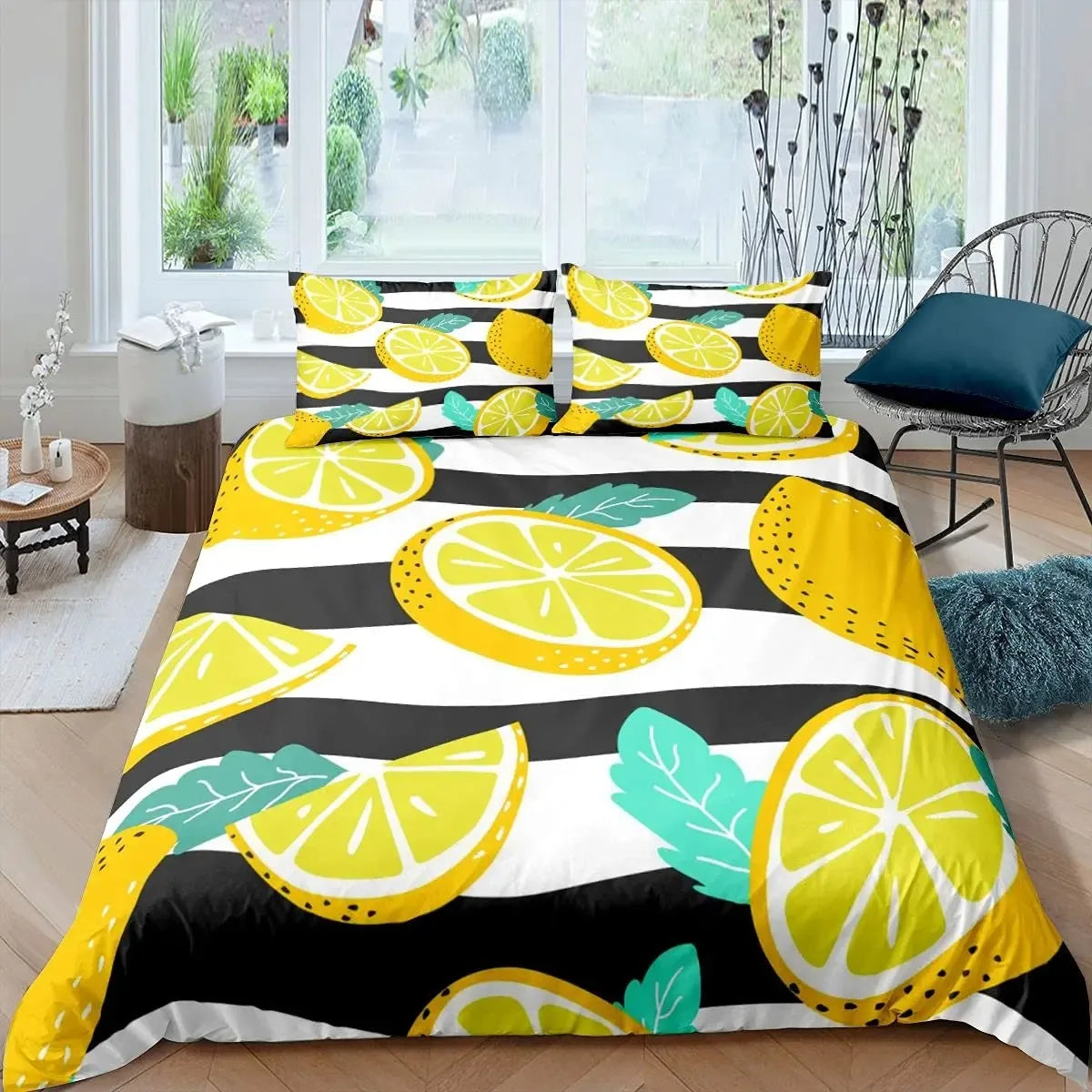 Housse de couette Citron