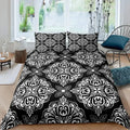 Baroque Floral Pattern Duvet Cover