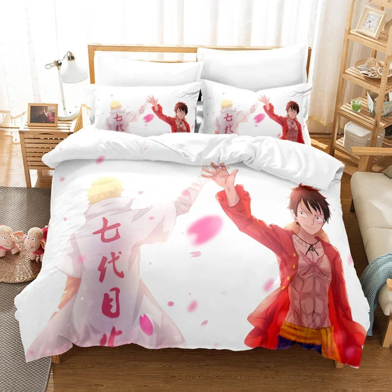 Housse de Couette One Piece One Piece × Naruto