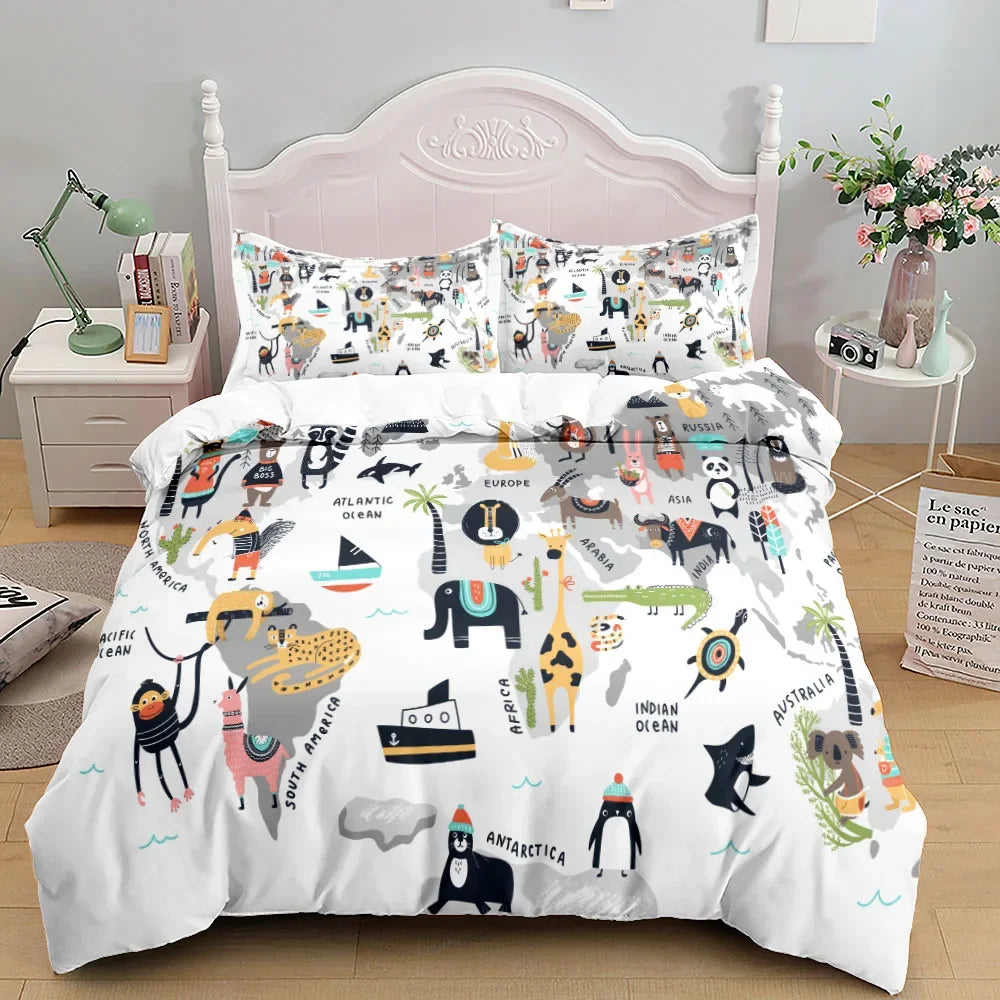 Carte du Monde Enfant