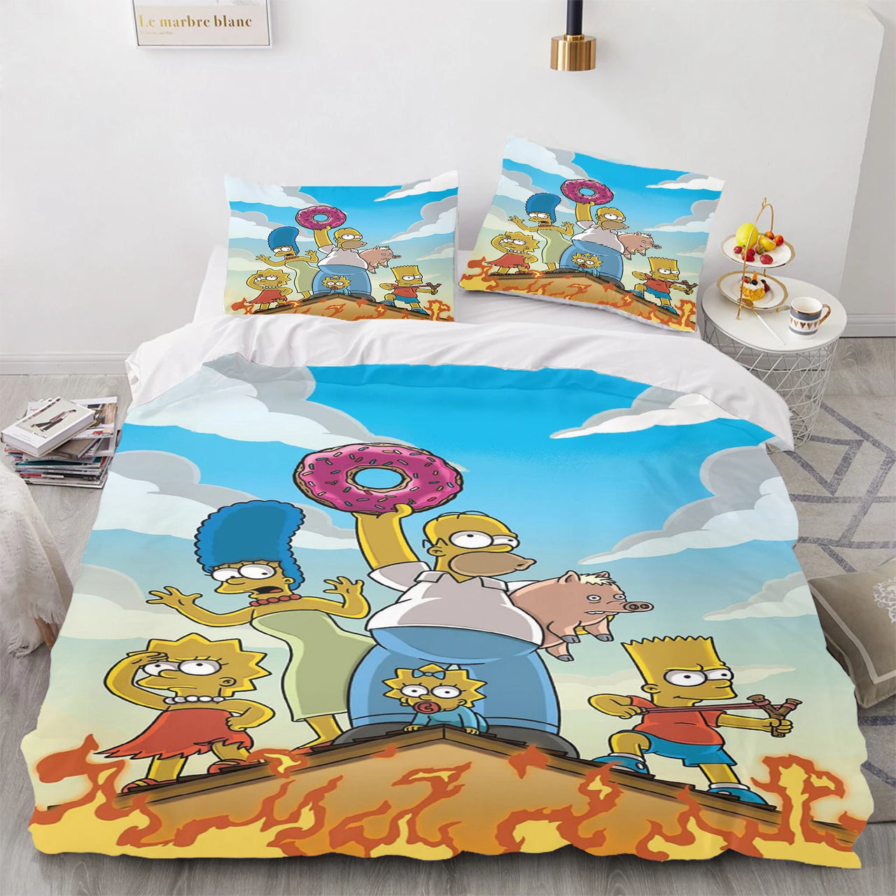 Housse de Couette Les Simpson 2 personnes