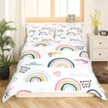 Niedlicher Regenbogen-Bettbezug
