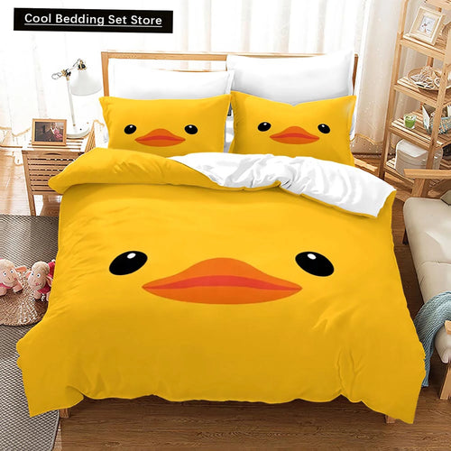 Yellow plastic duck Duvet Cover