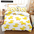 Yellow plastic duck Duvet Cover