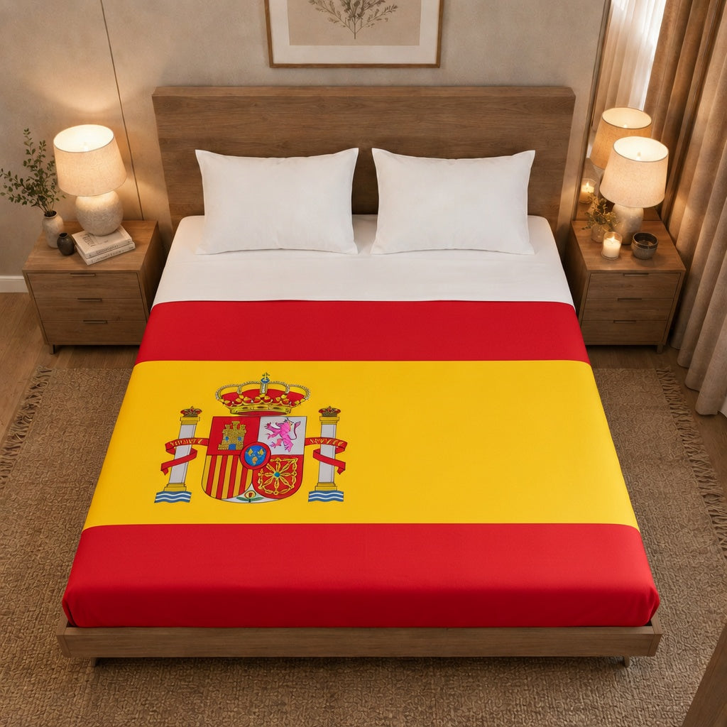 Drap plat drapeau Espagne
