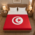 Drap plat drapeau Tunisie