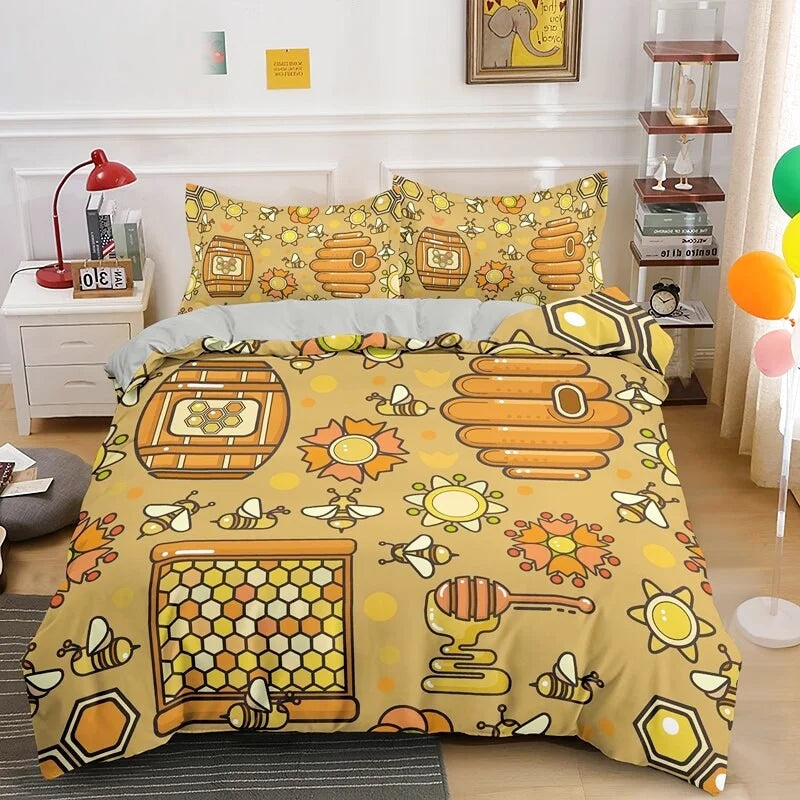 Housse de Couette Abeille Apiculteur