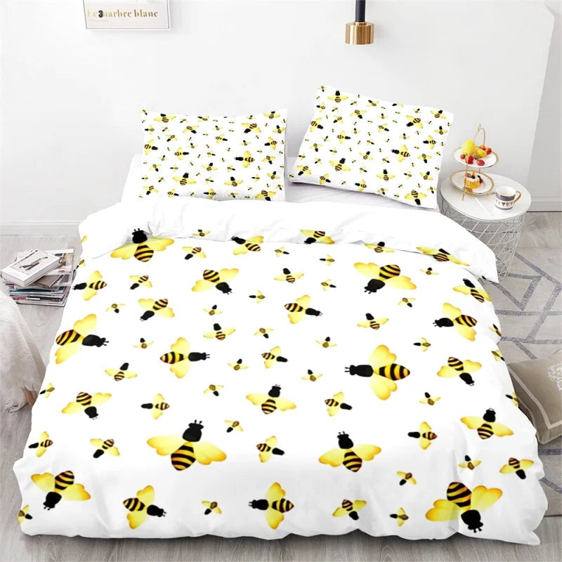 Housse de Couette Abeille Blanche