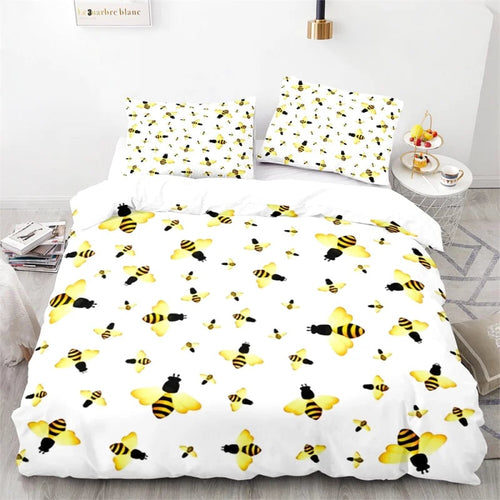 Housse de Couette Abeille Blanche