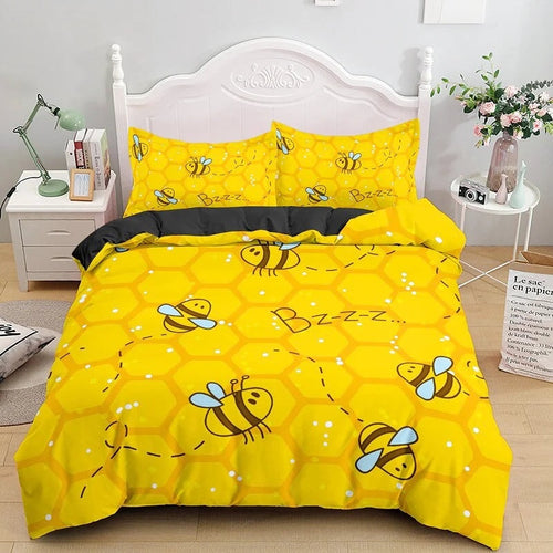 Housse de Couette Abeille Bzzz