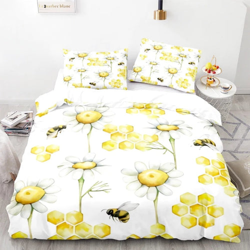 Housse de Couette Abeille Marguerite