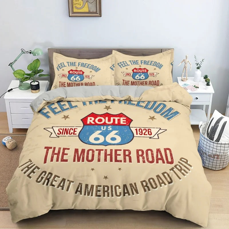 Housse de Couette Amérique Road Trip