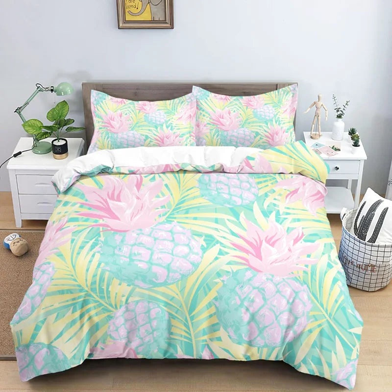Housse de Couette Ananas 200x200
