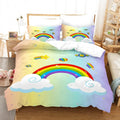 Housse de Couette Arc en Ciel Multicolore