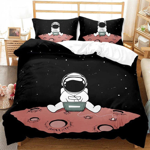 Housse de Couette Astronaute Astéroïde