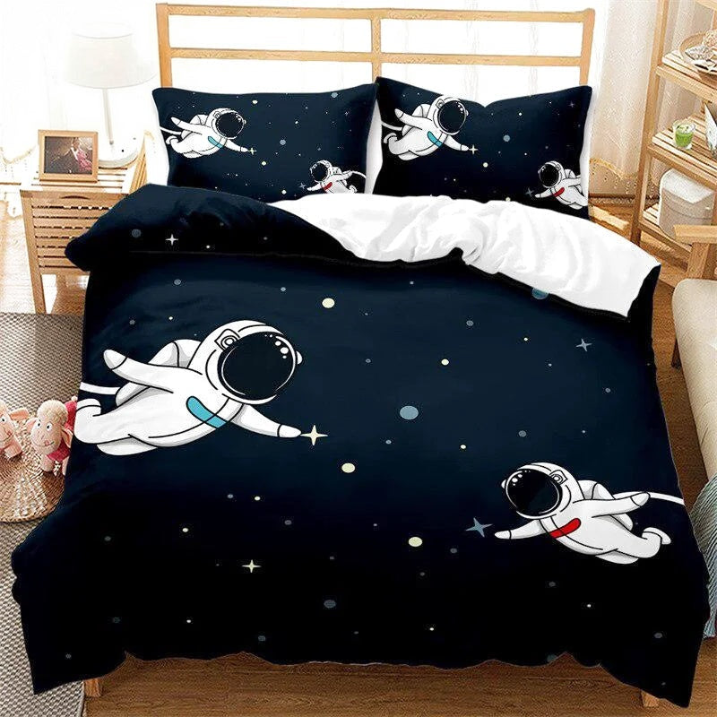 Housse de Couette Astronaute Étoile