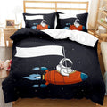 Housse de Couette Astronaute Satellite