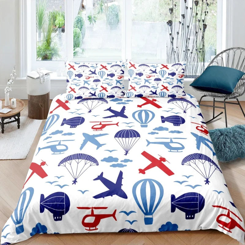 Housse de Couette Avion Enfant