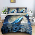 Housse de Couette Baleine à Bosse