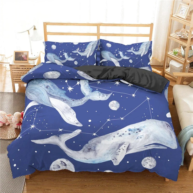 Housse de Couette Baleine Cachalot