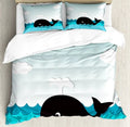 Housse de Couette Baleine Respire