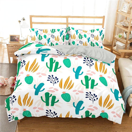 Housse de Couette Cactus 1 Personne