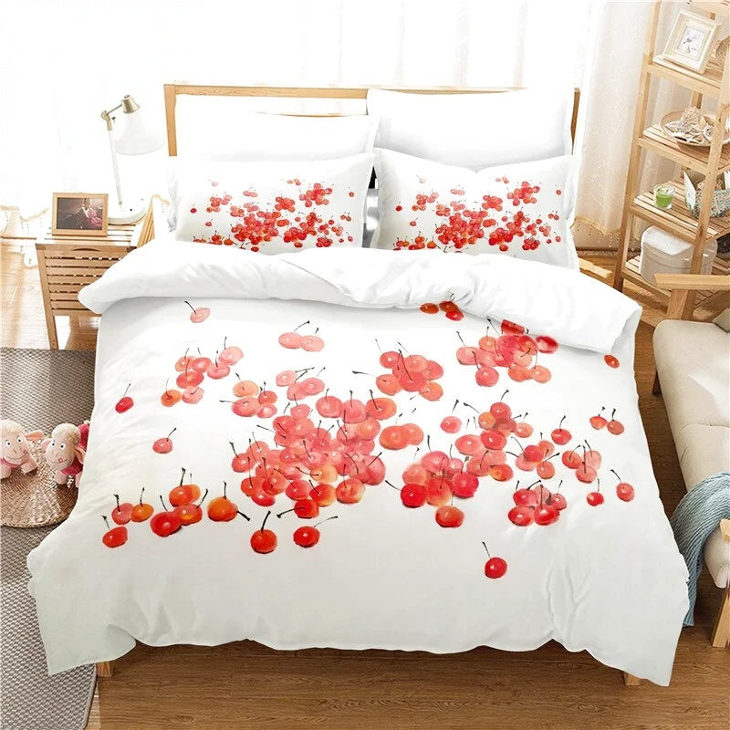 Housse de Couette Cerise