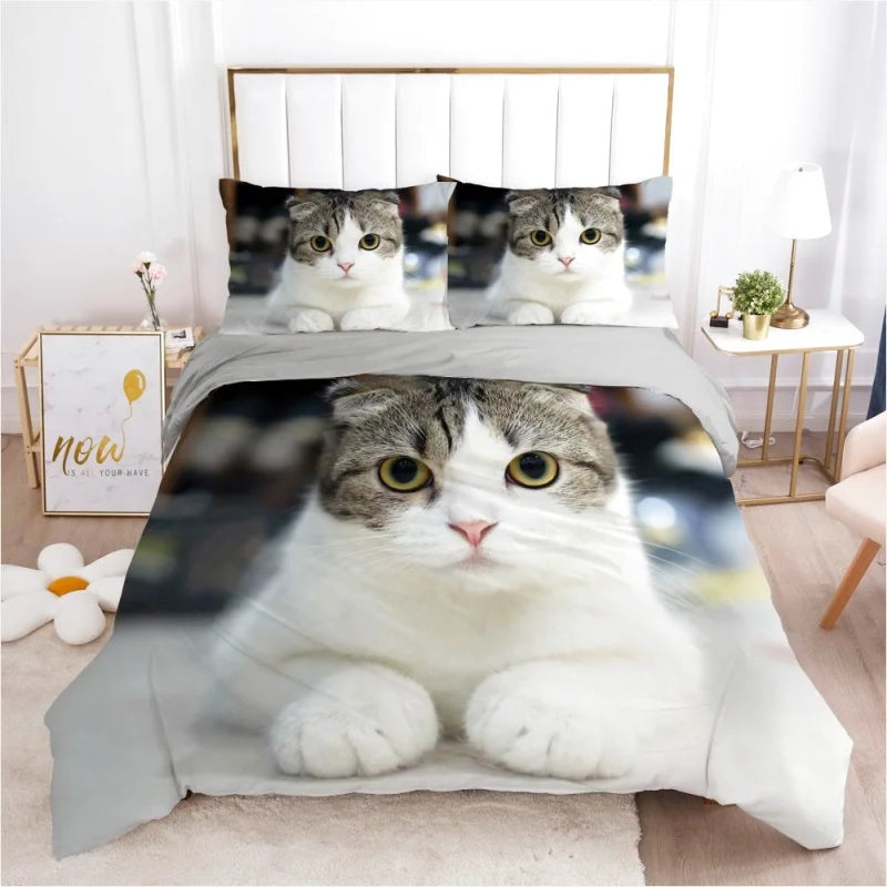 Housse de Couette Chat 140x200