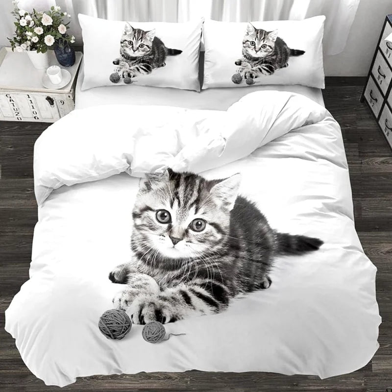 Housse de Couette Chat Enfant