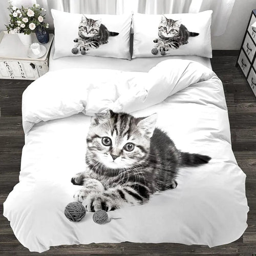 Housse de Couette Chat Enfant