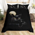 Housse de Couette Chat Noir