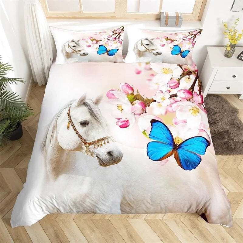 Housse de Couette Cheval 200x200