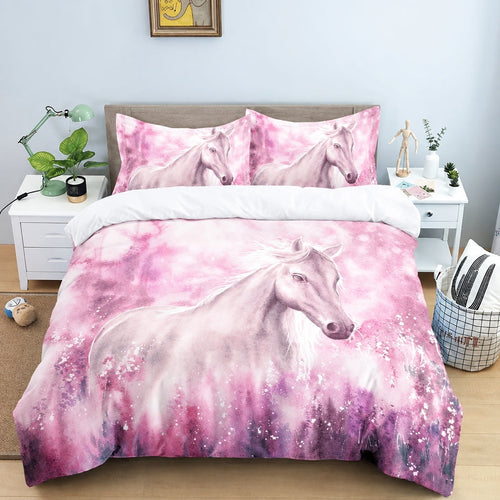 Housse de Couette Cheval Fille
