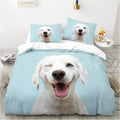 Housse de Couette Chien Bleu
