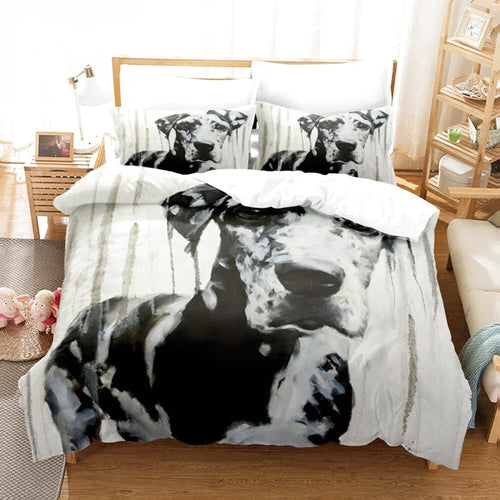 Housse de Couette Chien Dalmatien