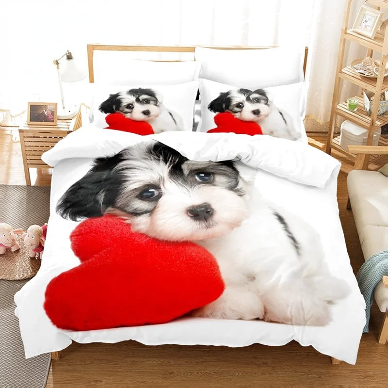 Housse de Couette Chien Mignon