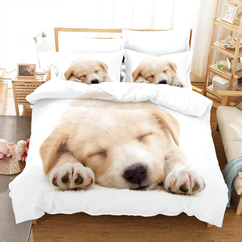 Housse de Couette Chiot Labrador
