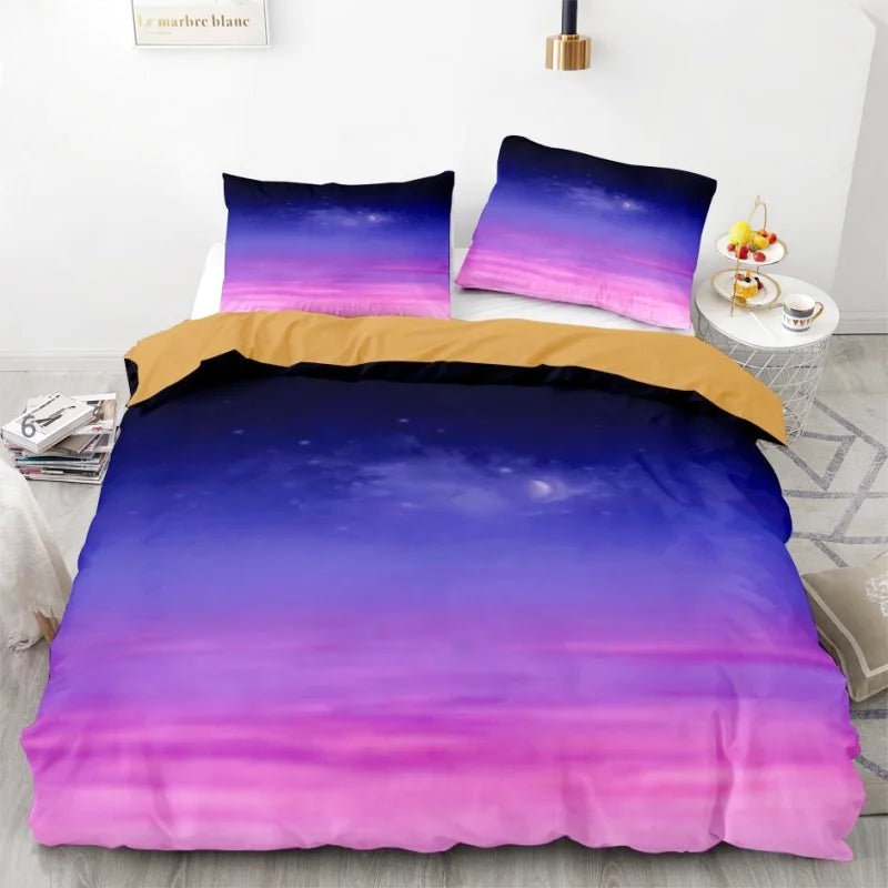 Housse de Couette Ciel Rose