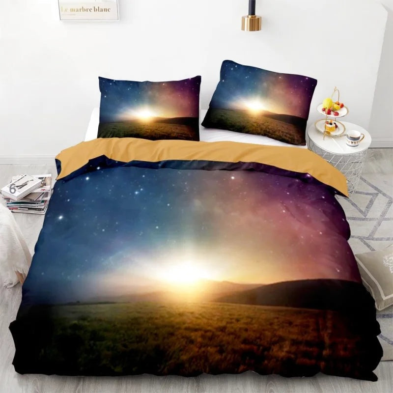 Housse de Couette Coucher de Soleil