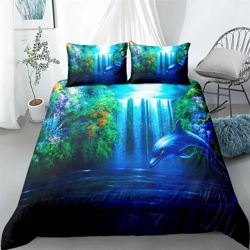 Housse de Couette Dauphin Enfant