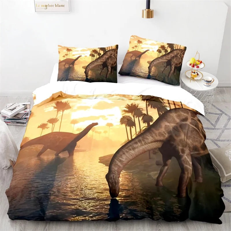 Housse de Couette Dinosaure Herbivore