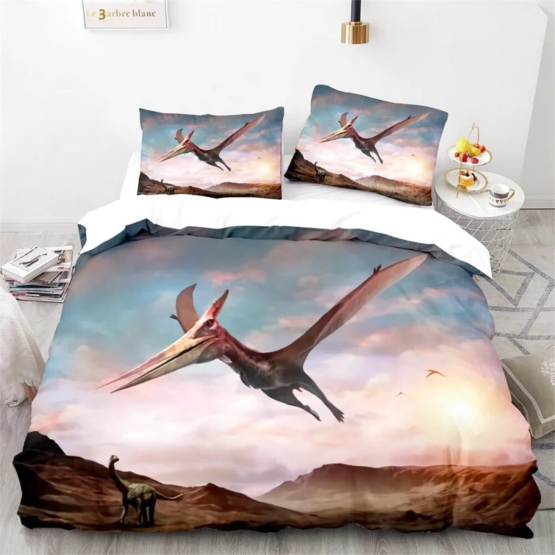 Housse de Couette Dinosaure Ptérodactyle