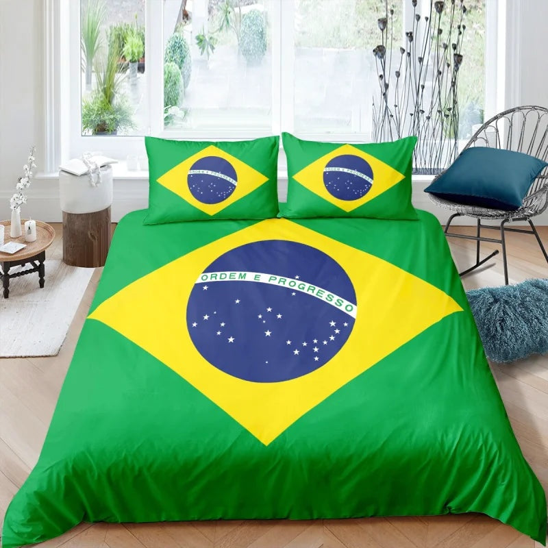 Housse de Couette Drapeau Brésil