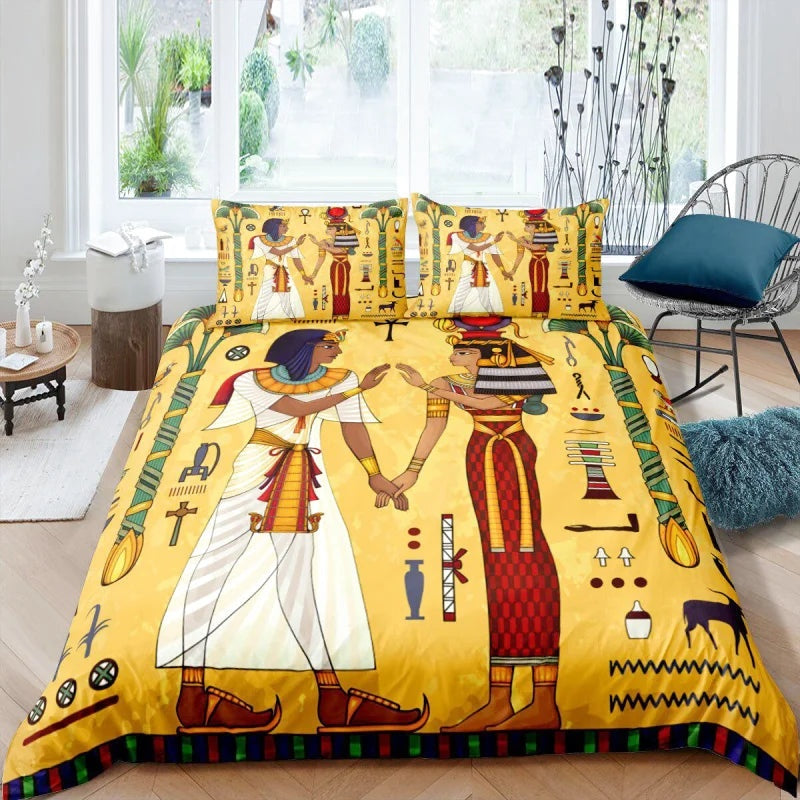 Housse de Couette Egypte Cléopâtre