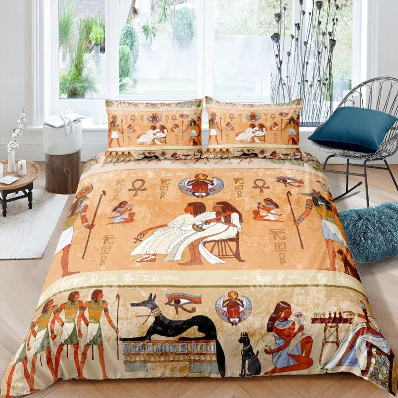 Housse de Couette Egypte Sphynx