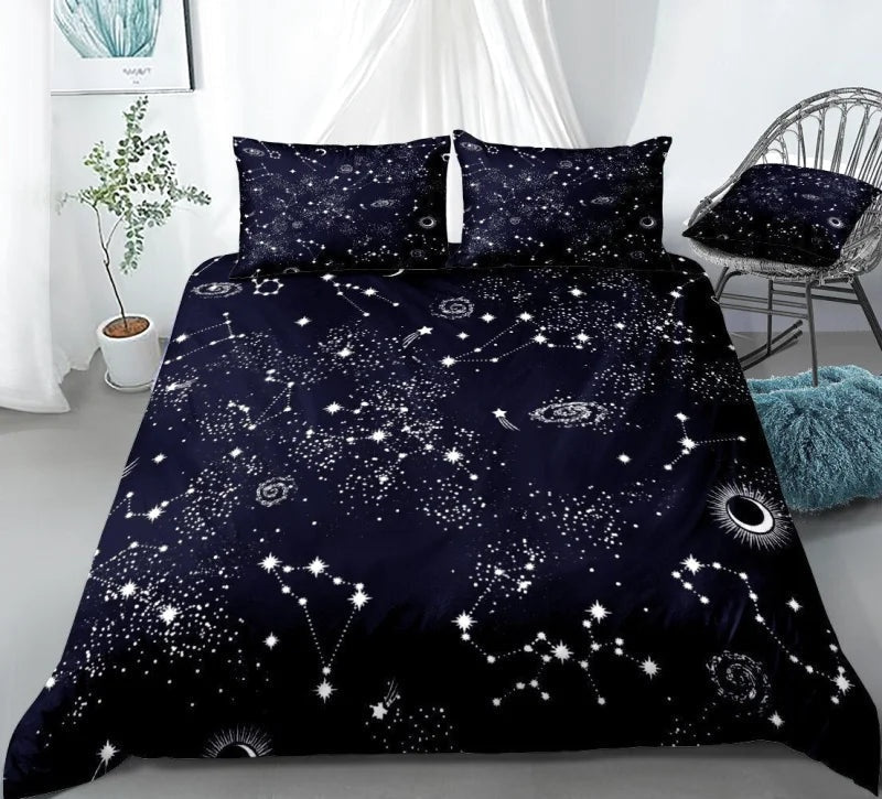 Housse de Couette Espace Noir