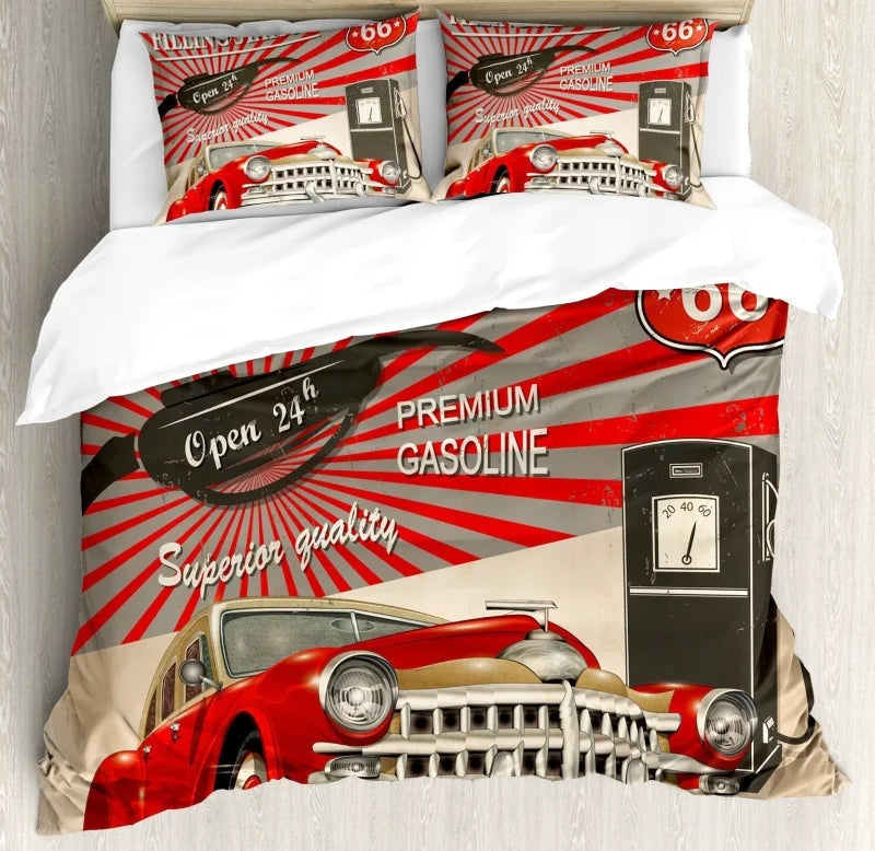 Housse de Couette États-Unis Retro
