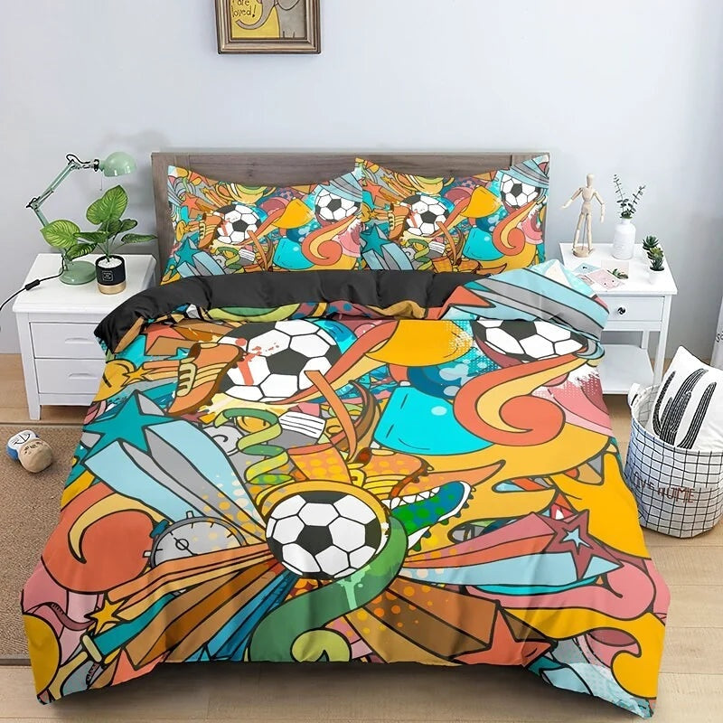 Housse de Couette Graffiti Foot